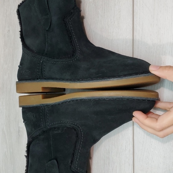 Ugg Australia Women Ankle Suede Boots shoes sz 7 - Picture 8 of 14